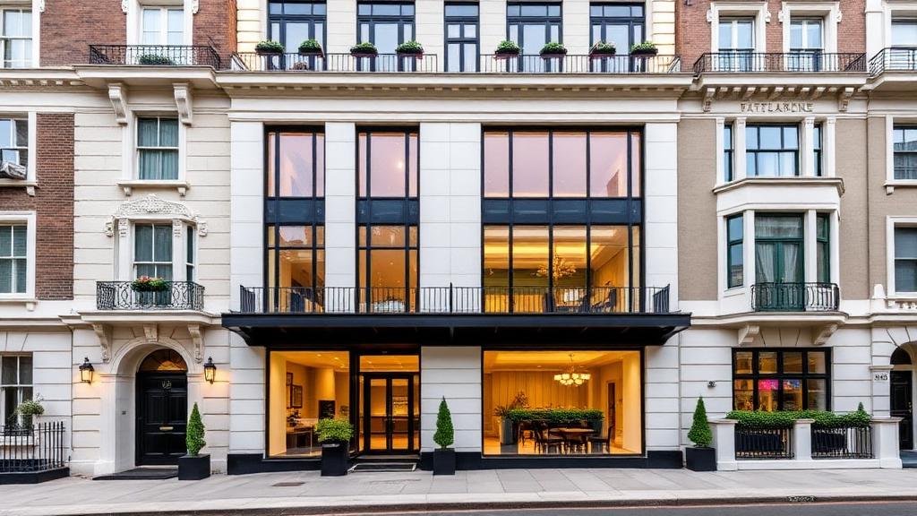 High-end property renovation project by Vine Construction in Knightsbridge