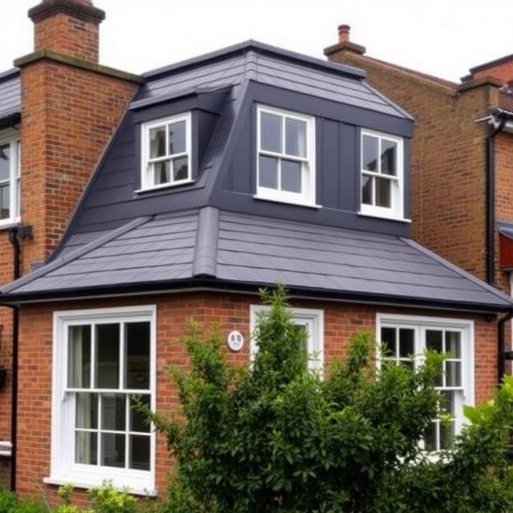 L-shaped rear dormer loft conversion on a brick townhouse — L-Shaped Dormer Loft Conversion, Hampstead NW3